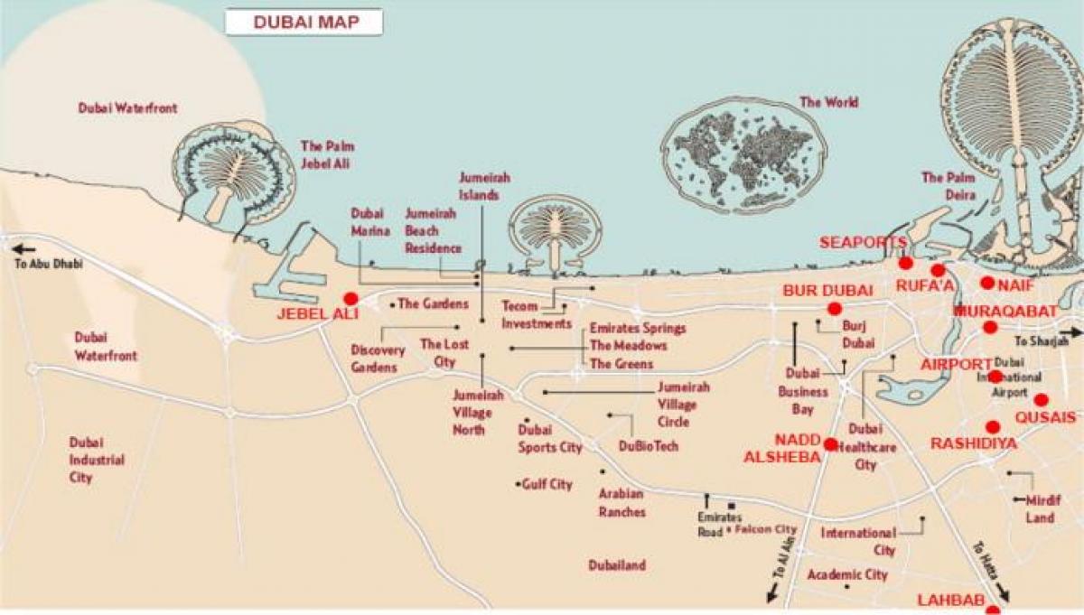 地図Jebel Ali