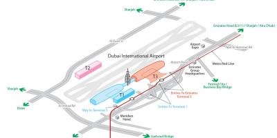 Dxb空港地図