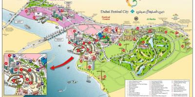 ドバイフェスティバルシティ地図
