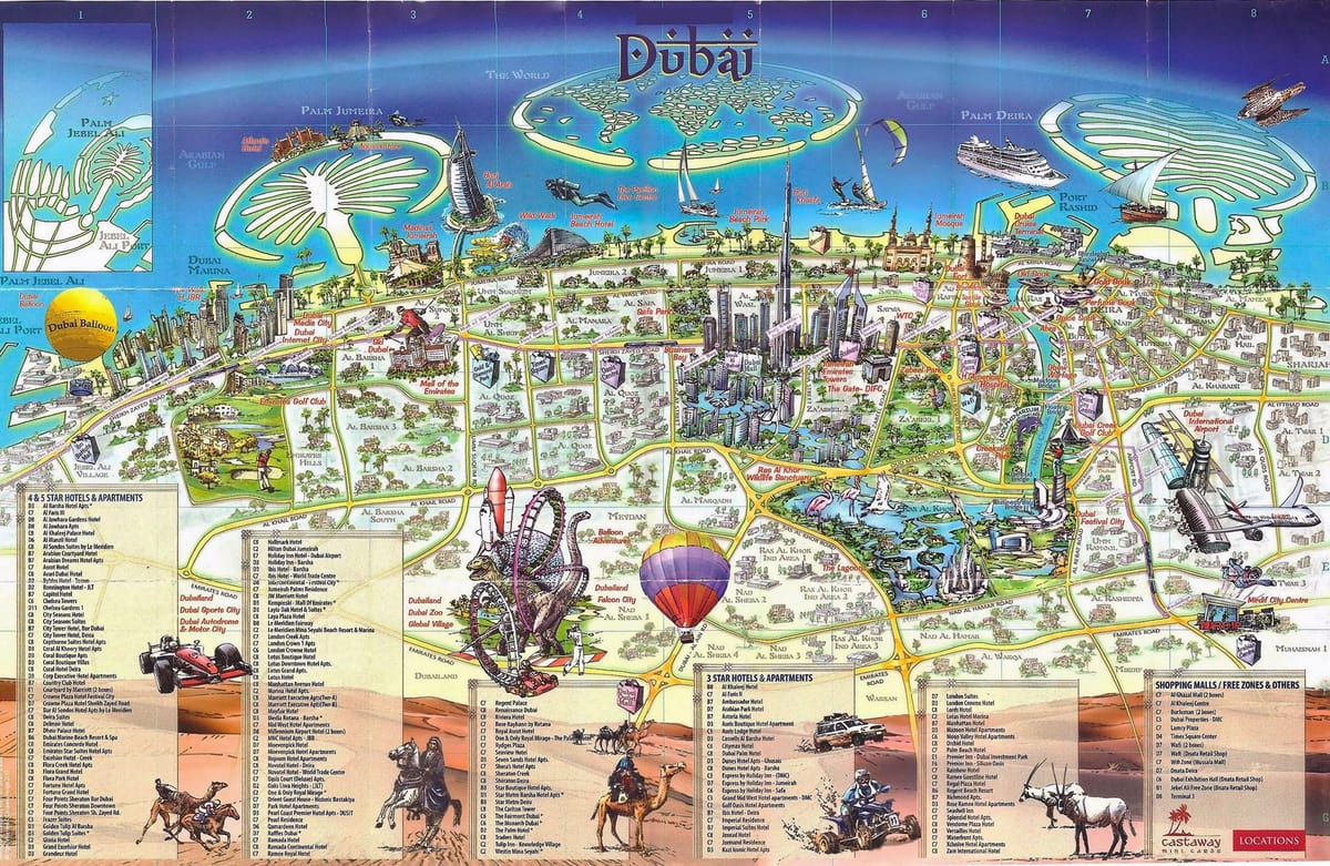 3d地図はドバイ