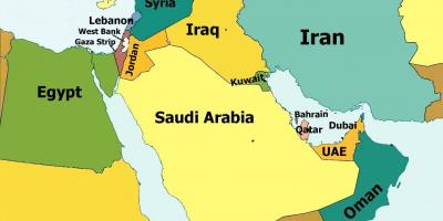 ドバイ地図 地図にはドバイ アラブ首長国連邦