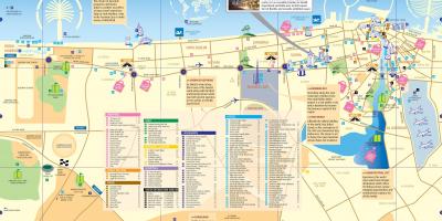 ドバイ地図 地図にはドバイ アラブ首長国連邦