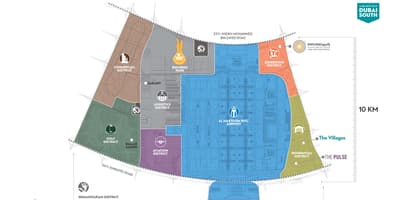 ドバイの南に位置図