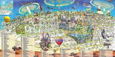 3d地図はドバイ