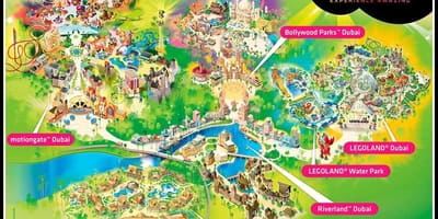ドバイパーク＆リゾート位置図