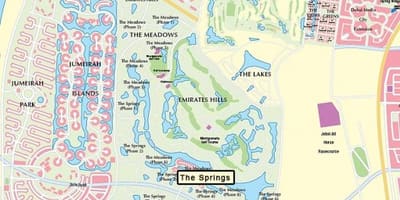 地図のドバイメドウズ