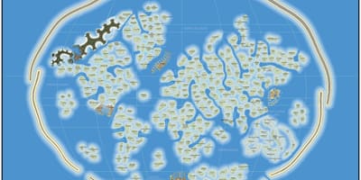 世界地図島ドバイ