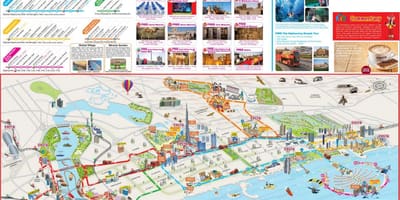 ドバイのファミリー向けホテ地図